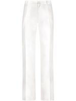 Dolce & Gabbana pantalon de costume à coupe droite - Blanc