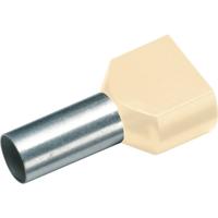 Cimco 187743 Dubbele adereindhulzen 10 mm² Deels geïsoleerd 100 stuk(s)