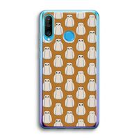 Uilen: Huawei P30 Lite Transparant Hoesje Uilen: Huawei P30 Lite Transparant Hoesje