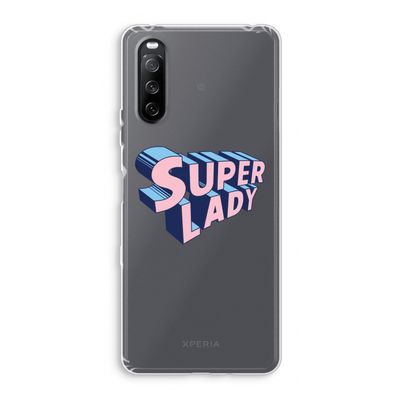 Superlady: Sony Xperia 10 III Transparant Hoesje