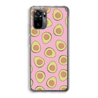 Dancing avocados: Xiaomi Redmi Note 10 Pro Transparant Hoesje