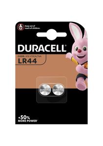 Duracell Specialty LR44 alkaline knoopcelbatterij, verpakking van 2