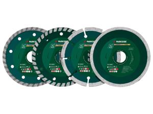 PARKSIDE Accessoires voor haakse slijpers Ø 115 mm (Diamantslijpschijvenset)
