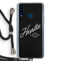 Hustle: Samsung Galaxy A20s Transparant Hoesje met koord