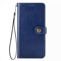 iPhone 7 hoesje - Bookcase - Pasjeshouder - Portemonnee - Kunstleer - Blauw - thumbnail