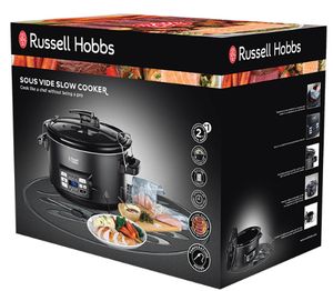 Russell Hobbs 25630-56 3in1 Slowcooker - Sous Vide-functie - Koken op lage temperatuur - Temperatuursonde Langzaam koken