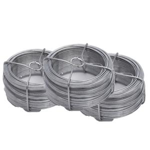 Binddraad - 6x - zilver - verzinkt staal - 50 meter - hobbydraad - 0,7 mm