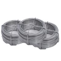 Binddraad - 6x - zilver - verzinkt staal - 50 meter - hobbydraad - 0,7 mm