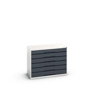 Bott Verso Schuifladenkast | 1050x550x800mm | 6 Laden | RAL 7016 - 16925214.19