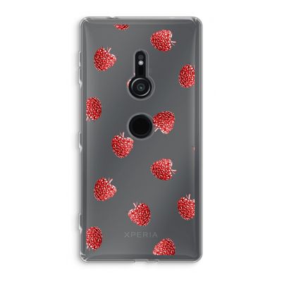 Framboosjes: Sony Xperia XZ2 Transparant Hoesje