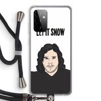 Let It Snow: Samsung Galaxy A72 5G Transparant Hoesje met koord