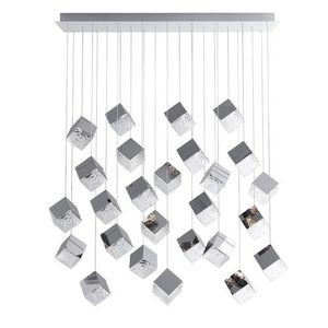 Bomma Pyrite 26 pcs Square Hanglamp - Zilver