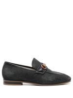 Gucci mocassins à détail de mors - Noir