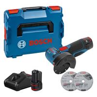 Bosch Professional GWS 12V-76 Accu slijper 76mm 12V 3.0Ah in L-Boxx - 06019F200B