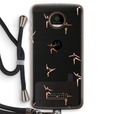 Dancing #1: Motorola Moto Z Force Transparant Hoesje met koord