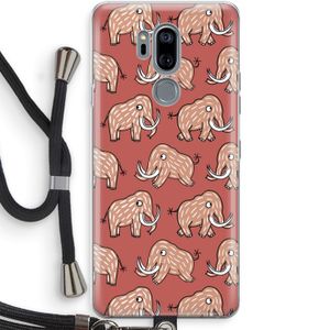 Mammoet: LG G7 Thinq Transparant Hoesje met koord