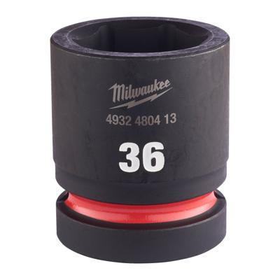 Milwaukee Accessoires shockwave krachtdop hex 1'' kort 36 mm | 1 stuk - 4932480413