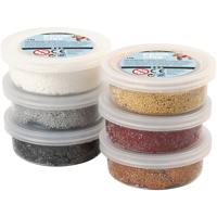 Foam Clay ®, metallic, bruin harmonie, 6x14 gr/ 1 doos