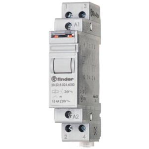 Finder 20.22.8.110.4000 Stroomstootschakelaar DIN-rail 2x NO 110 V/AC 1 stuk(s)