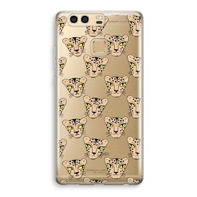 Tijger: Huawei P9 Transparant Hoesje