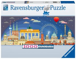 Ravensburger puzzel 1000 stukjes nachts in Berlin