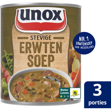 Unox Soep In Blik Stevige Erwtensoep 800 ml bij Jumbo