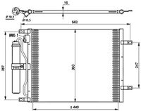 Condensor, airconditioning 35784
