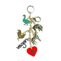 Gunas New York Farm Charm Vegan Sleutelhanger Accessoire - thumbnail