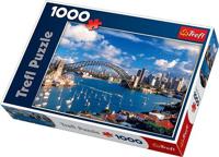 Massamarkt Puzzel 1000 pcs - Port Jackson, Sydney - thumbnail