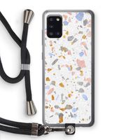 Terrazzo N°8: Samsung Galaxy A31 Transparant Hoesje met koord