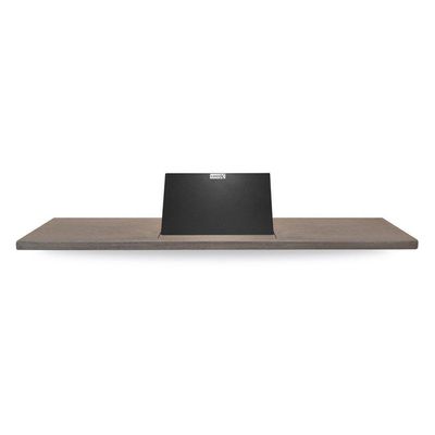 Looox Wood collection bath shelf 88cm met houder zwart mat eiken zwart mat wbshelf88mz