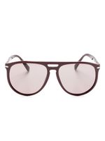 Persol lunettes de soleil PO3311S à monture pilote - Rouge