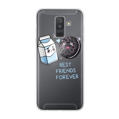Best Friend Forever: Samsung Galaxy A6 Plus (2018) Transparant Hoesje