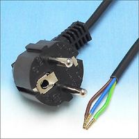 HAKA AANSL 3X0.75 2M ZW AANSLUITSN 70G2M ZW PVC