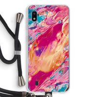 Pastel Echoes: Samsung Galaxy A10 Transparant Hoesje met koord Pastel Echoes: Samsung Galaxy A10 Transparant Hoesje met koord