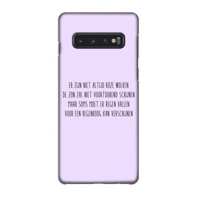 Regenboog: Samsung Galaxy S10 4G Volledig Geprint Hoesje