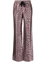 Zadig&Voltaire pantalon en satin à motif léopard - Rose - thumbnail