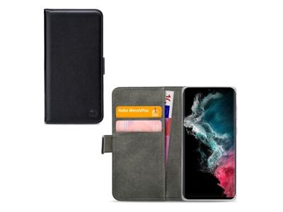 Mobilize Mobilize Classic Gelly Wallet Book Case Samsung Galaxy S22 Ultra 5G Black