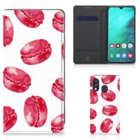 Samsung Galaxy A40 | Flip Style Cover | Pink Macarons