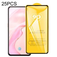 Voor Vivo X30 25 PCS 9D Full Glue Full Screen Tempered Glass Film
