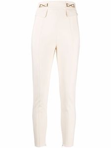 Elisabetta Franchi pantalon à taille haute - Tons neutres