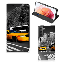 Samsung Galaxy S21 Book Cover New York Taxi