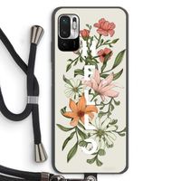 Hello bloemen: Xiaomi Redmi Note 10 5G Transparant Hoesje met koord