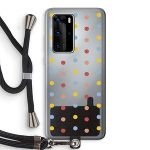 Bollen: Huawei P40 Pro Transparant Hoesje met koord