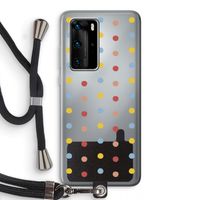 Bollen: Huawei P40 Pro Transparant Hoesje met koord