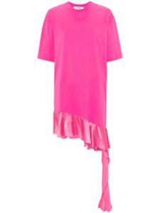 MSGM robe en coton à manches courtes - Rose