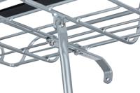 Basil portland - fietsmand - voorop - chroom