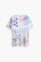 Bedrukte T-shirt American Magic - WHITE - L