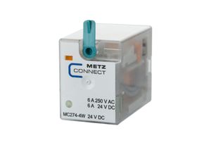 Metz Connect 110017251407 Steekrelais 24 V/DC 7 A 4x wisselcontact 1 stuk(s)