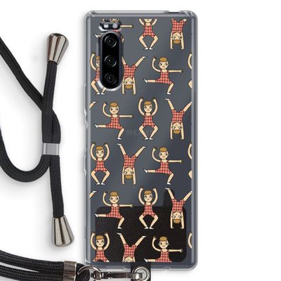 Gymboys: Sony Xperia 5 Transparant Hoesje met koord